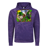 Cloud Purple St patrick's day cows Vintage Hoodie - RanaPortraitStore