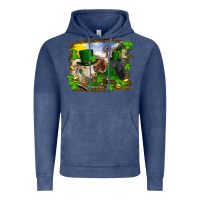 Vintage Denim St patrick's day cows Vintage Hoodie - RanaPortraitStore