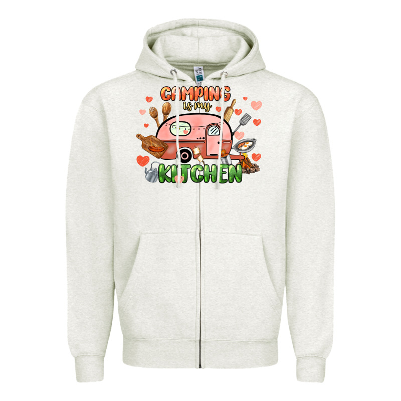 Camping Is My Kitchen Zipper Hoodie by NancyCooperArtShop | Teevron