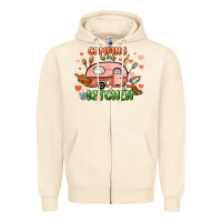 Sandshell camping is my kitchen Zipper Hoodie - NancyCooperArtShop