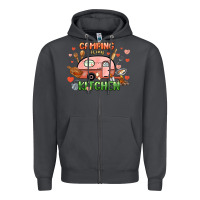 Smoke camping is my kitchen Zipper Hoodie - NancyCooperArtShop