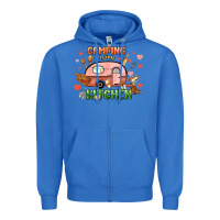 True Royal camping is my kitchen Zipper Hoodie - NancyCooperArtShop