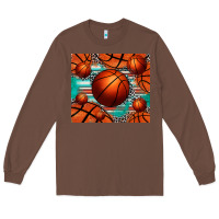 Chestnut basketball leopard serape tumbler Long Sleeve Tee - Jasminsmagicworld