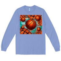 Colony Blue basketball leopard serape tumbler Long Sleeve Tee - Jasminsmagicworld