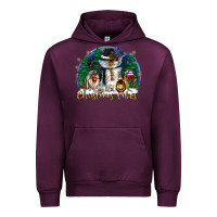 Mauve Wine christmas vibes Urban Hoodie - CowGirlArtShop