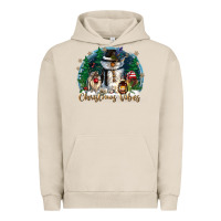 Pigment French Oak christmas vibes Urban Hoodie - CowGirlArtShop