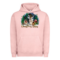 Pigment Salmon christmas vibes Urban Hoodie - CowGirlArtShop