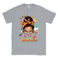 Heather Grey art teacher messy bun Classic Tee - NancyCooperArtShop