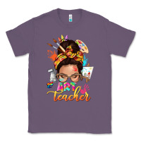 Lavender art teacher messy bun Classic Tee - NancyCooperArtShop