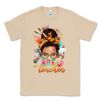 Mushroom art teacher messy bun Classic Tee - NancyCooperArtShop