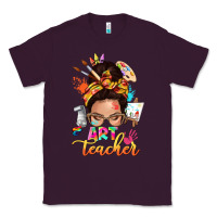 Plum art teacher messy bun Classic Tee - NancyCooperArtShop