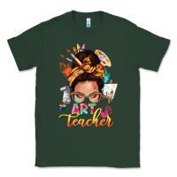 Sports Green art teacher messy bun Classic Tee - NancyCooperArtShop