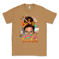 Toasted Coconut art teacher messy bun Classic Tee - NancyCooperArtShop