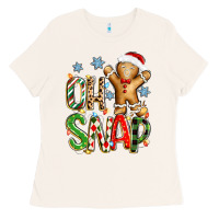 Bone oh snap christmas cookie Ladies Tee - Zillion Design Studio