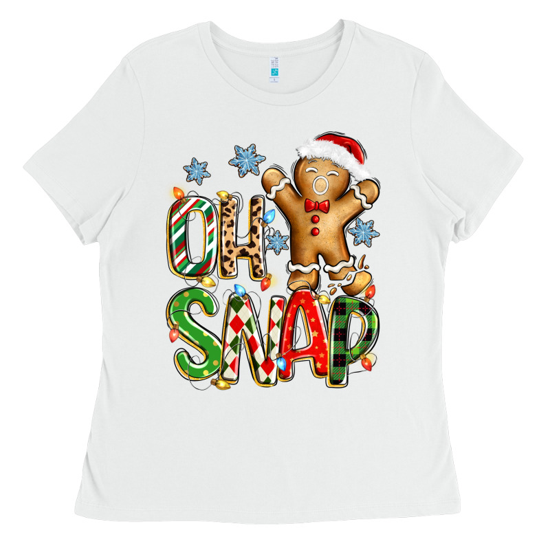 Oh Snap Christmas Cookie Ladies Tee by Zillion Design Studio | Teevron