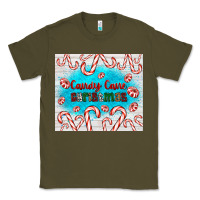 Army Green candy cane Christmas Classic Tee - AdoDesignShop