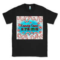 Black candy cane Christmas Classic Tee - AdoDesignShop