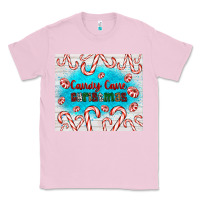 Bubblegum Pink candy cane Christmas Classic Tee - AdoDesignShop