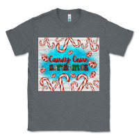 Charcoal Heather candy cane Christmas Classic Tee - AdoDesignShop