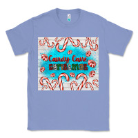 Colony Blue candy cane Christmas Classic Tee - AdoDesignShop