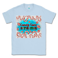 Dusty Blue candy cane Christmas Classic Tee - AdoDesignShop