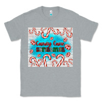 Heather Grey candy cane Christmas Classic Tee - AdoDesignShop