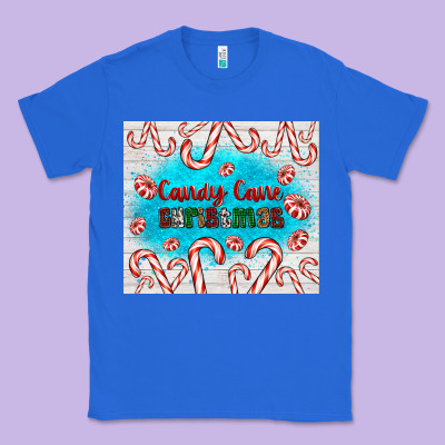 Candy Cane Christmas Classic Tee Designed By Adodesignshop