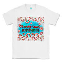 White candy cane Christmas Classic Tee - AdoDesignShop