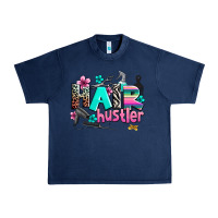 Navy hair hustler Urban Heavy Tee - AdoDesignShop