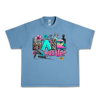 Pebble Blue hair hustler Urban Heavy Tee - AdoDesignShop