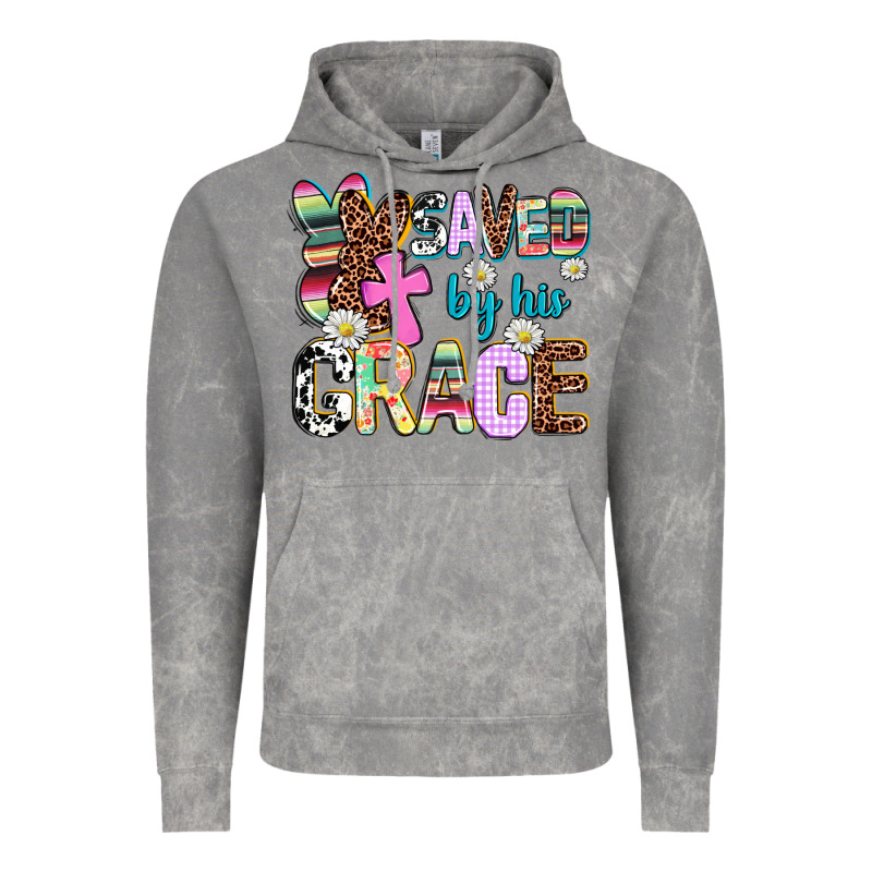 Saved By His Grace Vintage Hoodie by AdoDesignShop | Teevron