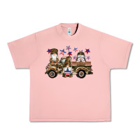 Salmon camouflage gnomes american flag star truck Urban Heavy Tee - Artiststas