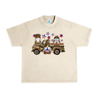 Sandshell camouflage gnomes american flag star truck Urban Heavy Tee - Artiststas
