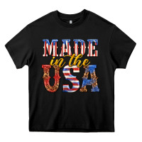 Black made in the usa Heavy Core Tee - texasbilliewilder