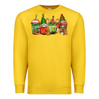 Lemon christmas gnomes coffee Premium Sweatshirt - Jasminsmagicworld