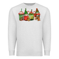 Oatmeal Heather christmas gnomes coffee Premium Sweatshirt - Jasminsmagicworld