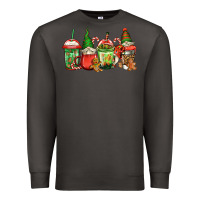 Smoke christmas gnomes coffee Premium Sweatshirt - Jasminsmagicworld