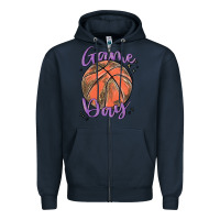 Navy game day Zipper Hoodie - MaliasSmallBusiness
