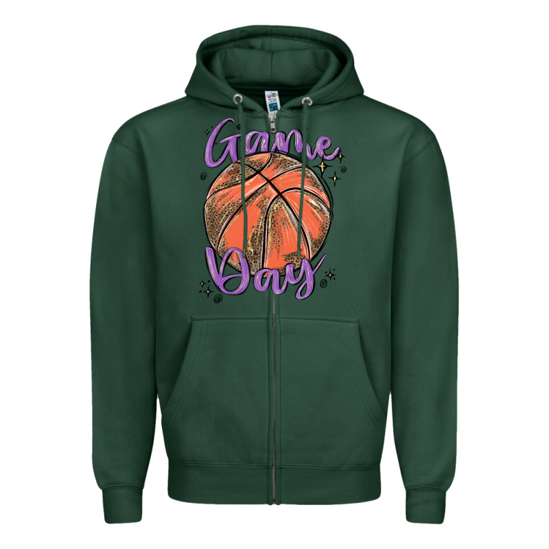 Game Day Zipper Hoodie by MaliasSmallBusiness | Teevron