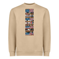 Mushroom usa flag and western patterns  penwraps Heavyweight Sweatshirt - Artiststas