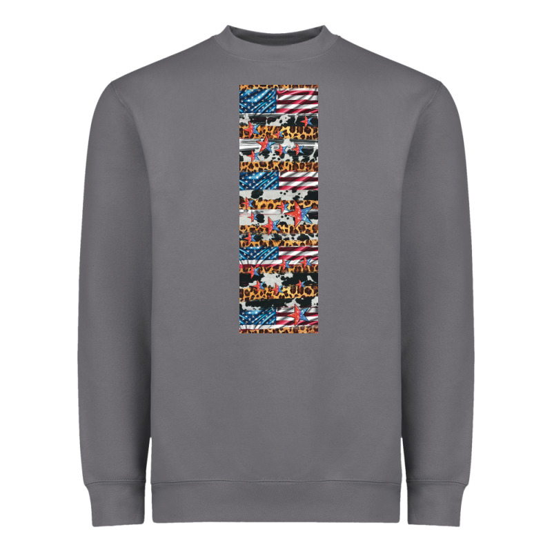 Usa Flag And Western Patterns  Penwraps Heavyweight Sweatshirt by Artiststas | Teevron