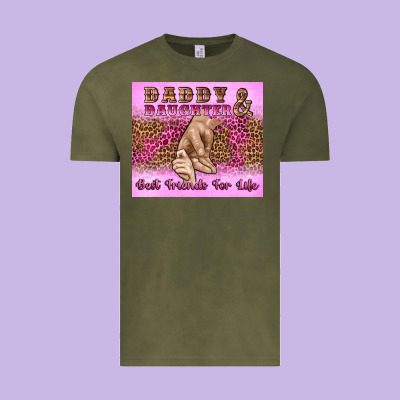 Daddy And Daughter Best Friends For Life Vintage Tee Designed By Artiststas
