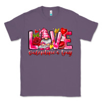 Lavender Love Valentines Day Gnome Classic Tee - CowhideDigitalArt