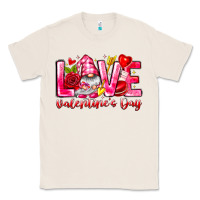 Natural Love Valentines Day Gnome Classic Tee - CowhideDigitalArt