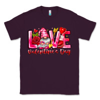 Plum Love Valentines Day Gnome Classic Tee - CowhideDigitalArt