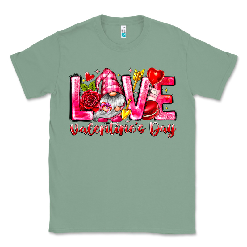 Love Valentines Day Gnome Classic Tee by CowhideDigitalArt | Teevron