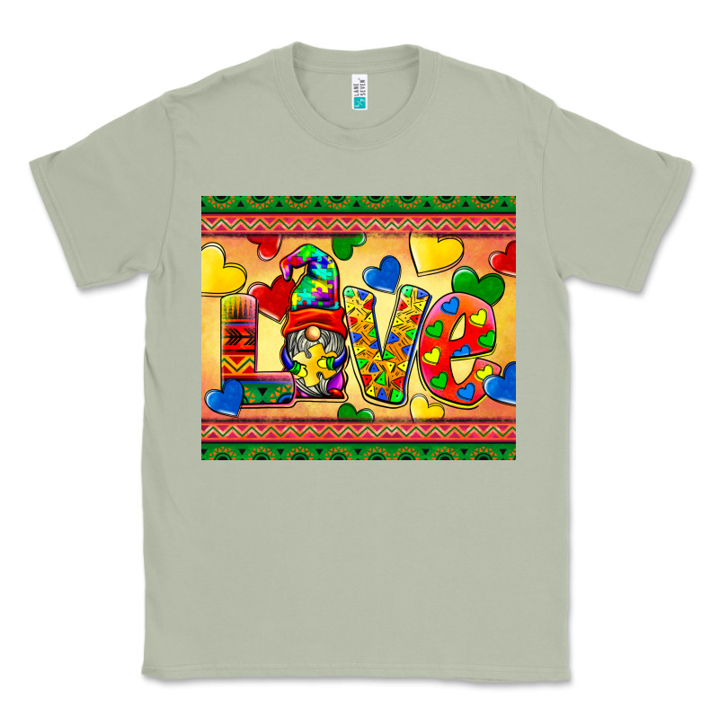 Love Autism Awareness Classic Tee by BarkalooDesign | Teevron