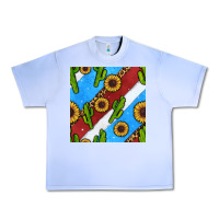 Grape Ice western 4th of july seamless pattern Urban Heavy Tee - BundleAndBundleShop