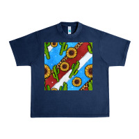Navy western 4th of july seamless pattern Urban Heavy Tee - BundleAndBundleShop