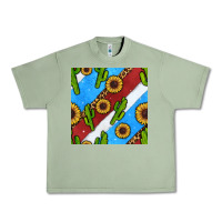 Oil Green western 4th of july seamless pattern Urban Heavy Tee - BundleAndBundleShop